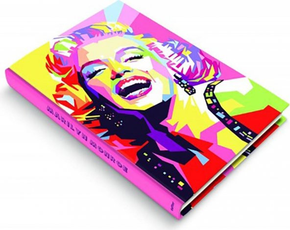 Deffter Pop Art Marilyn Monroe Defter - Resim 2
