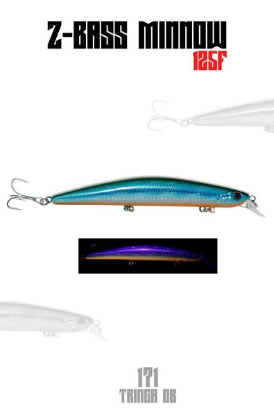 FUJİN Z-BASS MİNNOW 125F 21GR MAKET BALIK - 8