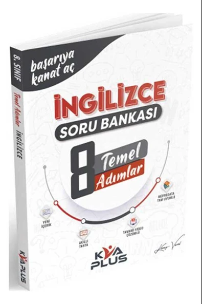 KVA 8.Sııf İngilizce Temel Adımlar Soru Bankası ürün görseli