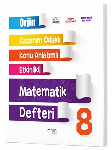 Kurmay Orjin 8.Sınıf Matematik Defteri