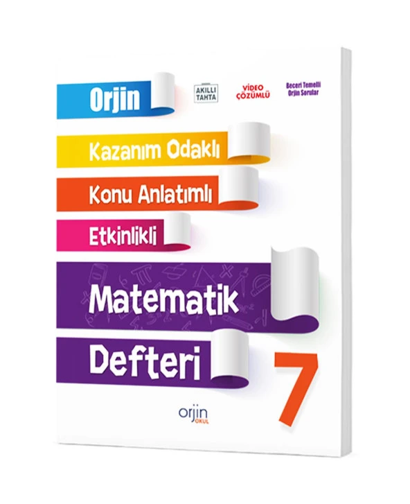 Gama Orjin 7.Sınıf Matematik Akıllı Defter