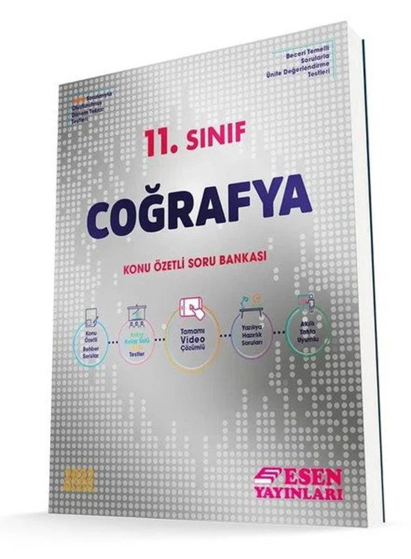 Esen 11. Sınıf Coğrafya Konu Özetli Soru Bankası