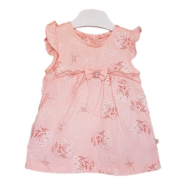 Caramell Bebek Elbisesi - ELB7068 - Little Flower - Somon