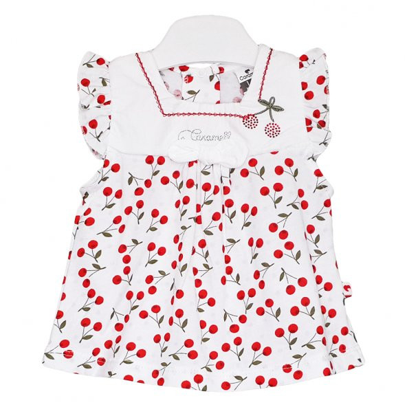 Caramell Bebek Takımı - 3 lü - TKK6173 - Cherry - Beyaz - 2