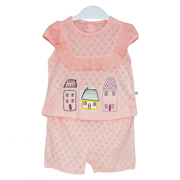 Bibaby Summer Days Bebek Takımı - 2 li - Somon