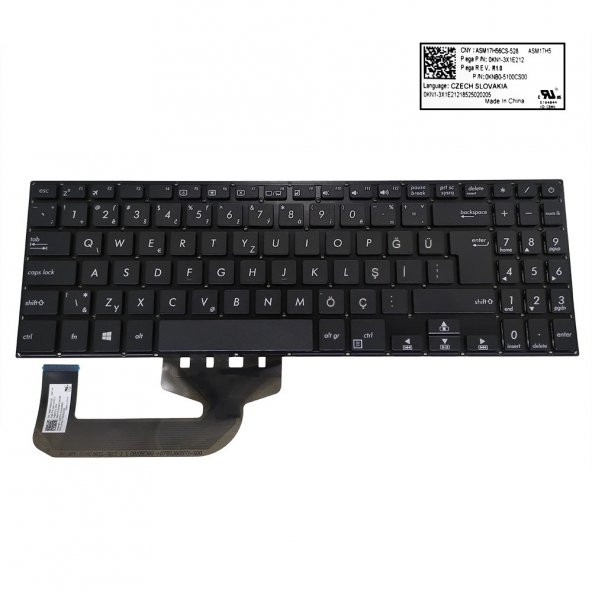 Asus X507MA-BR001T, X507MA-BR060T Klavye - Tuş Takımı / Siyah TR