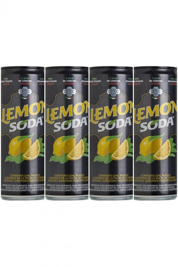 Terme Dı Crodo Lemon Soda 33cl 4 Adet