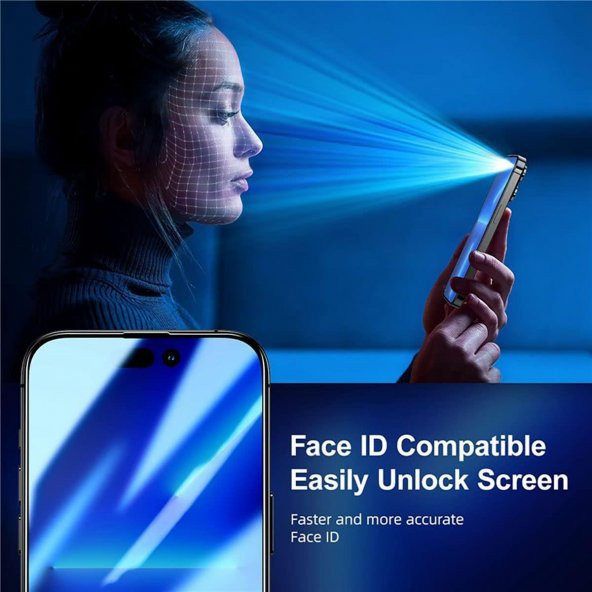 Joyroom İphone 14 Hayalet-Privacy Cam Ekran Koruyucu - Resim 5