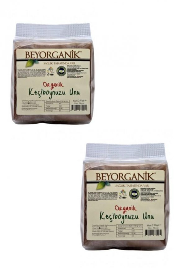 BeyOrganik Keçiboynuzu Unu 2li