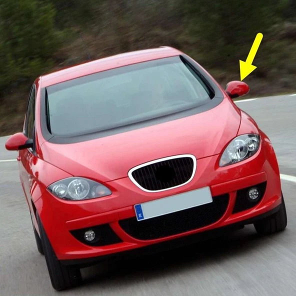 Seat Altea 2004-2008 Sol Yan Dış Dikiz Ayna Kapağı 6L0857537