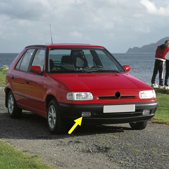 Skoda Felicia 1995-1997 Ön Tampon Sağ Sis Farı Kapağı 6U0807432D