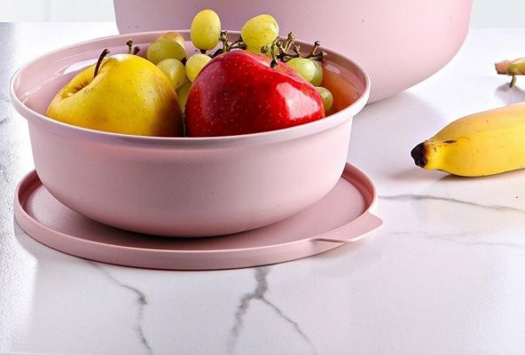 1 Lt Küçük Kapaklı Kase Saklama Kabı - 2