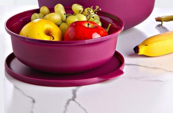 1 Lt Küçük Kapaklı Kase Saklama Kabı - 5