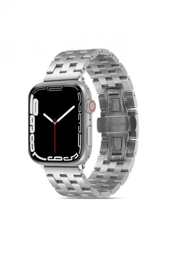 Apple Watch Ultra 49mm Metal Klipsli Lüx Kordon