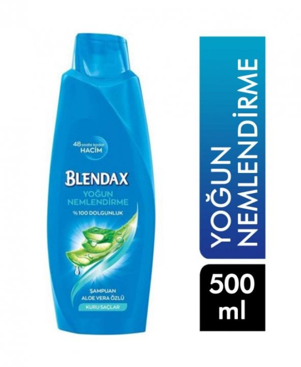 Blendax Şampuan 500 Ml Aloe Vera Özlü 8690572797990