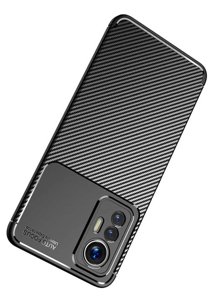 Xiaomi Mi 12 Lite Kılıf Zore Negro Karbon Tasarım Silikon Kılıf - Resim 10