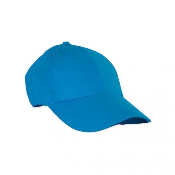 Unisex Mavi şapka  Spor Arkası Cırtlı Ayarlanabilir Şapka 55-60 Cm