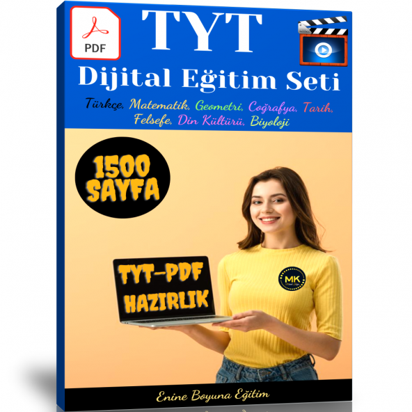 TYT Dijital Eğitim Seti (Video Destekli 1500 Sayfalık )