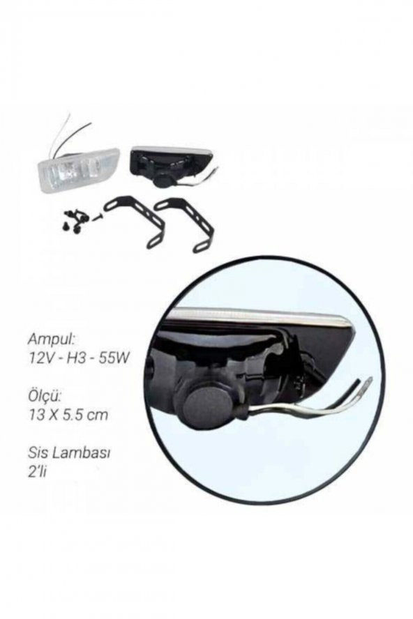 Universal Efsane Kasa Toyota Tip Sis Lambası 12v 2 Adet Klormatik - 2