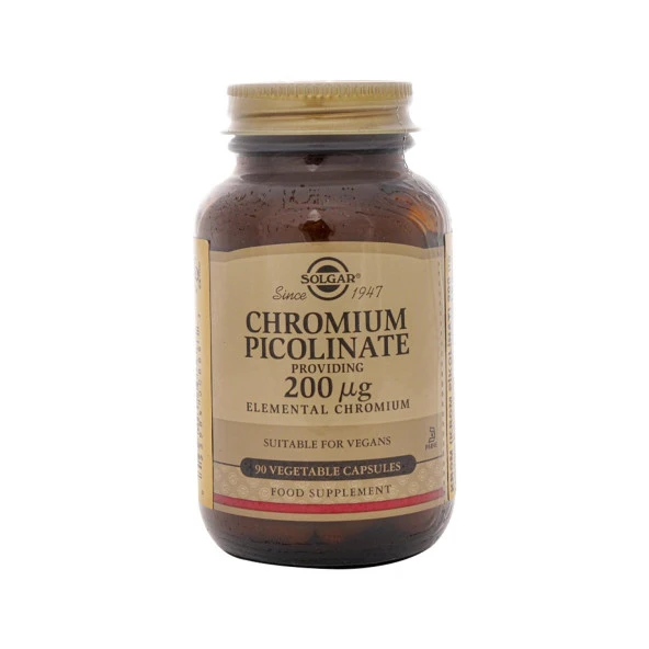 Solgar Chromium Picolinate 90 Kapsül 033984008663