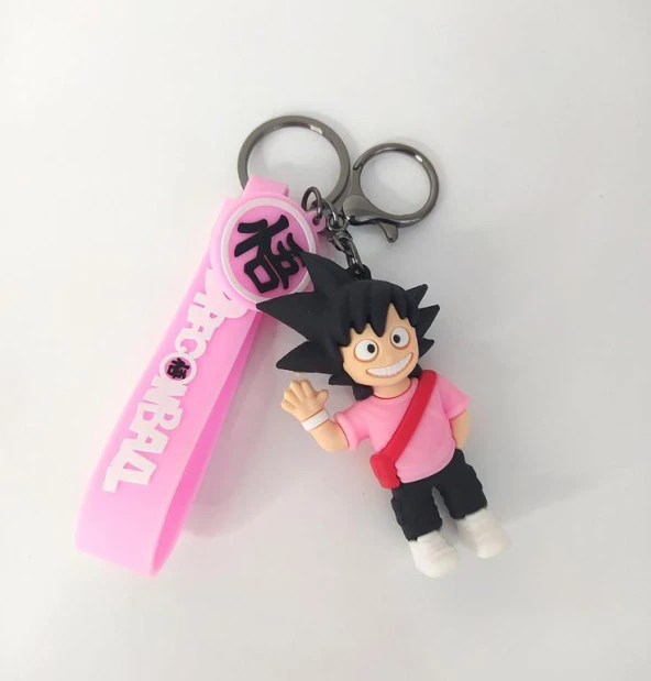 Dragon Ball Silikon Anahtarlık Çanta Süsü Oyuncak Araba Süsü 13244 - Resim 2