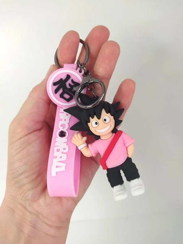 Dragon Ball Silikon Anahtarlık Çanta Süsü Oyuncak Araba Süsü 13244 - Resim 3