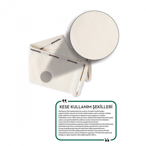 Dermapeel Sırt Kesesi '' Pink Touch Yüz Kesesi Set - 3