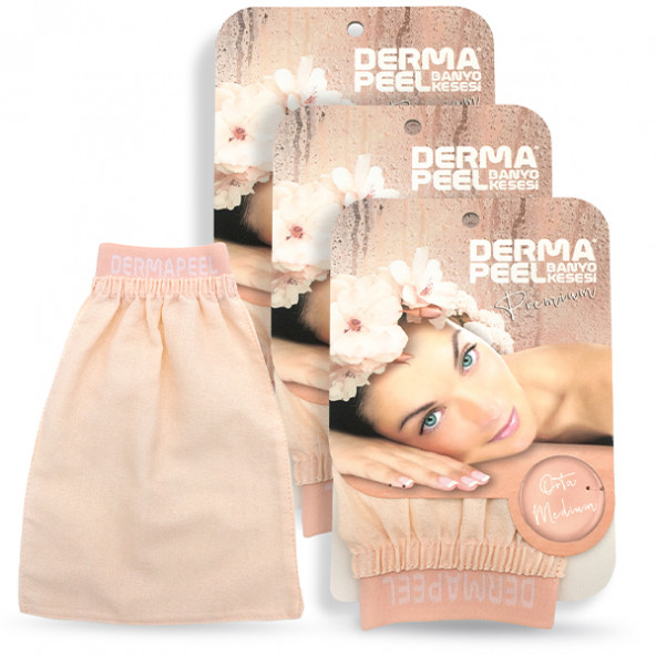Dermapeel Premium Woman Banyo Kesesi 3lü Set