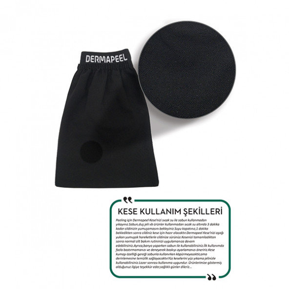 Dermapeel Premium Man Banyo Kesesi 3lü Set - 4