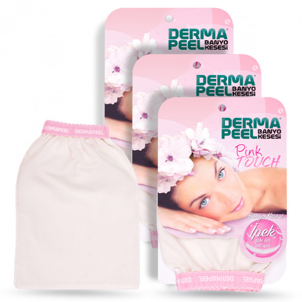 Dermapeel Pink Touch Banyo Kesesi 3lü Set