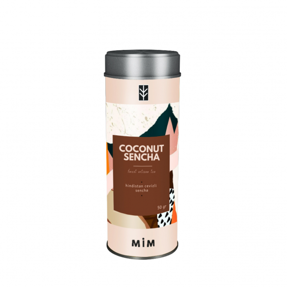 Mim and More Coconut Sencha Tea - Hindistan Cevizli Yeşil Çay