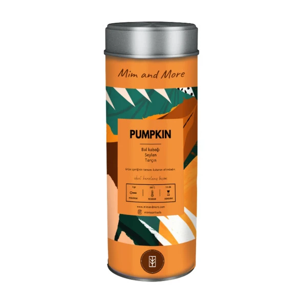 Mim and More Pumpkin Tea Bal Kabaklı Seylan Çayı 50 Gr - 2
