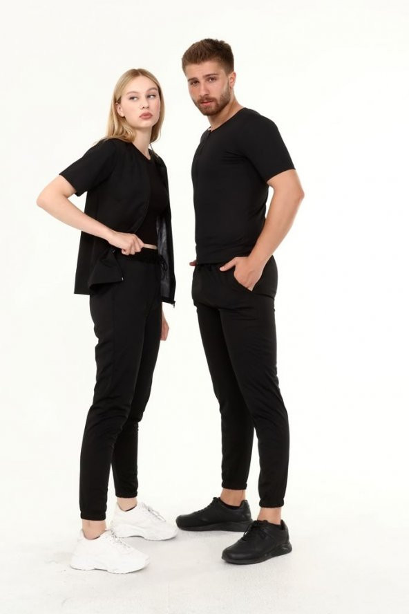 YARIM KOL FERMUARLI EŞOFMAN TAKIM ürün görseli