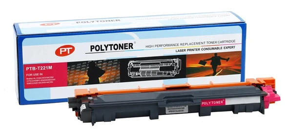 Brother TN-221M  TN-261M Kırmızı Polytoner HL 3150 3170 MFC 9140 9330