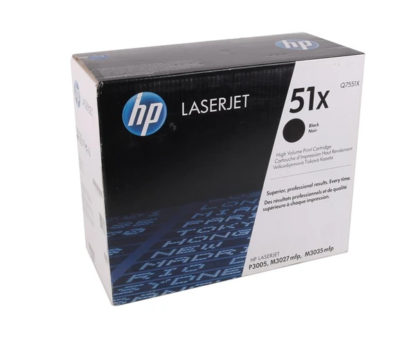 HP -7551X Orjinal Toner 3005 3027 3035 (13k) 51X - 2