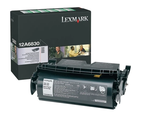 Lexmark Toner 12A6830 Orjinal Toner T-520 T-522 X-520 X-522 (12A6111) 7.5K. - 2