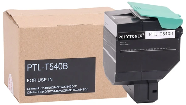 Lexmark Polytoner   C-540  C-543  C-544  1000Syf. Siyah Toner - 1