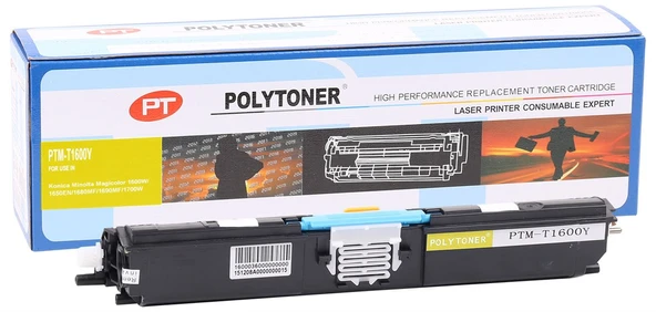 Minolta -1600W Sarı POLYTONER -1650EN -1680MF -1690MF A0V305H