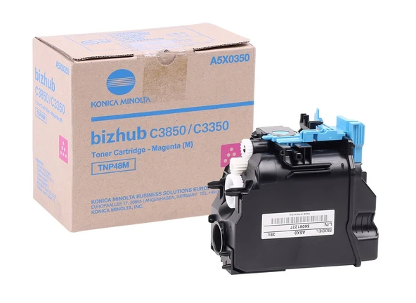 Minolta TNP-48 Orjinal Kırmızı Toner Bizhub C-3350  C-3850 A5X0350 - 2