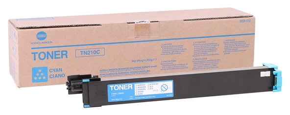 Minolta TN-210 Orjinal Mavi Toner Bzhb C-250  C-252  8938512 - 2