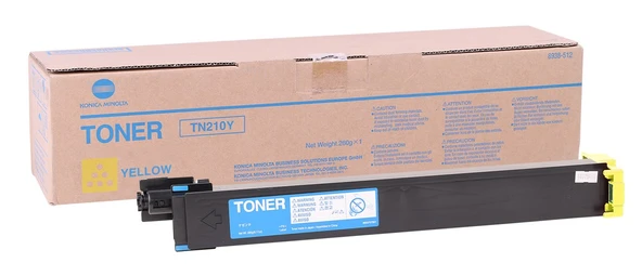 Minolta TN-210 Orjinal Sarı Toner Bizhub C-250 C-252 8938510