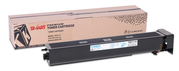 Minolta-Develop TN-711 Smart Siyah Toner Bizhub C-654  C-754