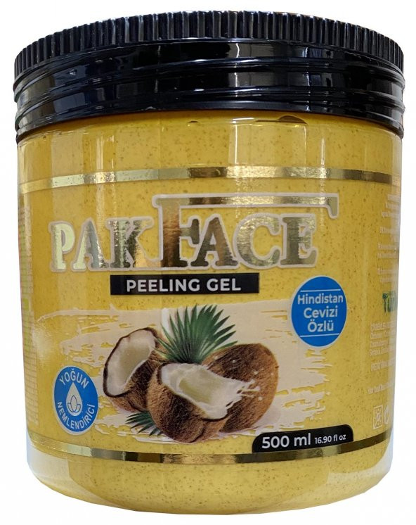 Pak Face Hindistan Cevizi Özlü Scrub Peeling Jel 500 ml - 1