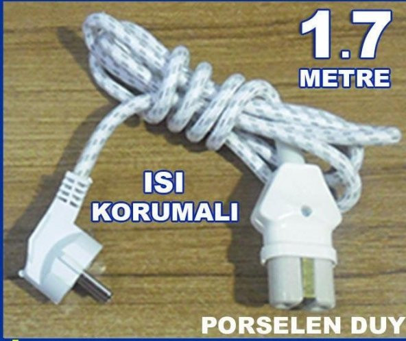 ÖRME KABLO TAM KORUMALI ÜTÜ FİŞİ IZGARA KABLOSU