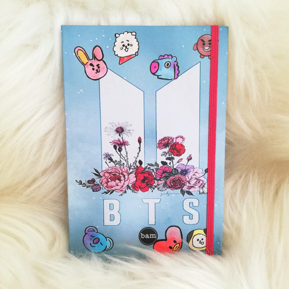 BTS Lastikli Defter