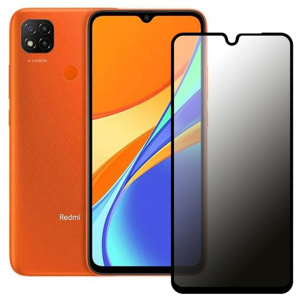 Xiaomi Redmi 9C Hayalet Privacy Gizli Seramik Mat Ekran Koruyucu