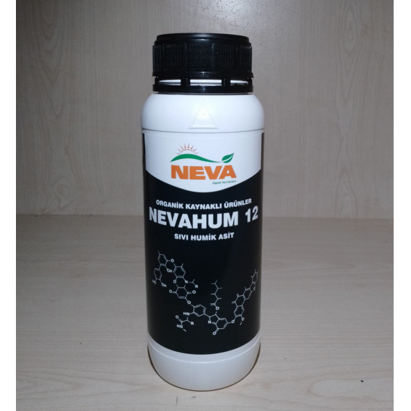 Nevahum12 Sıvı Humik Asit Organik Toprak Düzenleyici 1 Litre