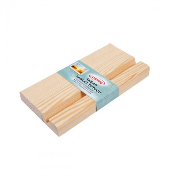 Masaüstü Ahşap Tablet ve Telefon Tutucu 2 li Set Kaydırmaz Taban - 2