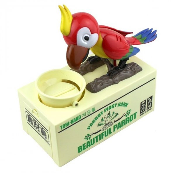 Parrot Piggy Bank Para Yiyen Papağan Kumbara - 3