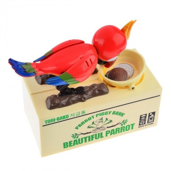 Parrot Piggy Bank Para Yiyen Papağan Kumbara - 5